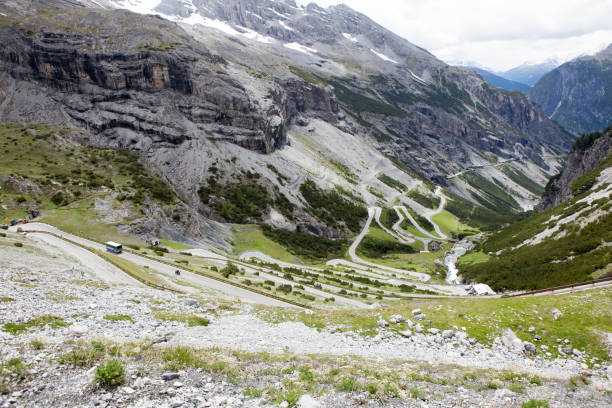 istock View at Stelvio pass in Italy 648352242