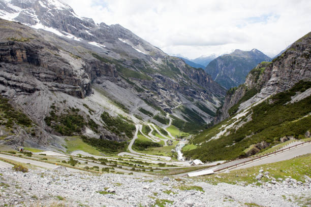 istock View at Stelvio pass in Italy 648352272