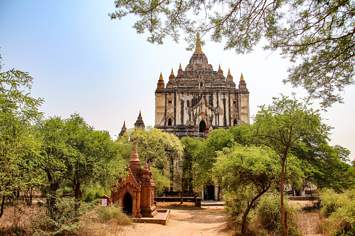 Thatbyinnyu Temple is a famous temple located in Bagan, Myanmar, South East Asia