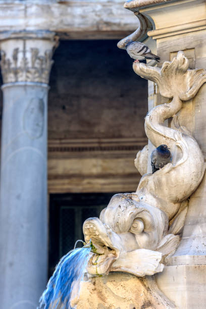 istock Fountain in Piazza del Pantheon in Rome 648362554