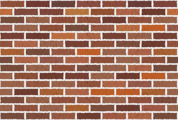 brick  - cement backgrounds building exterior color image stock-grafiken, -clipart, -cartoons und -symbole