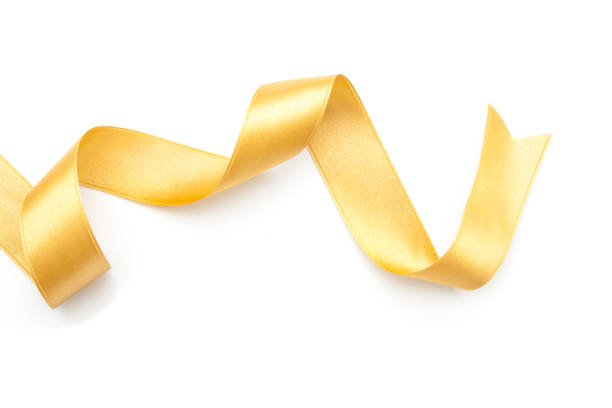 istock golden ribbon border isolated on white background 648408920