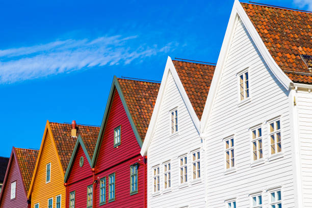 istock Bryggen district. Bergen, Norway. 648426954