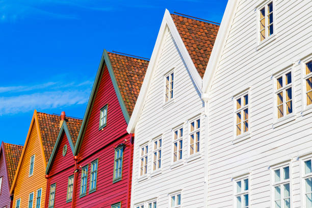 istock Bryggen district. Bergen, Norway. 648427098