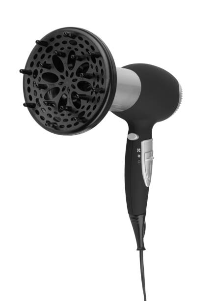 istock Hair dryer isolated 648427644