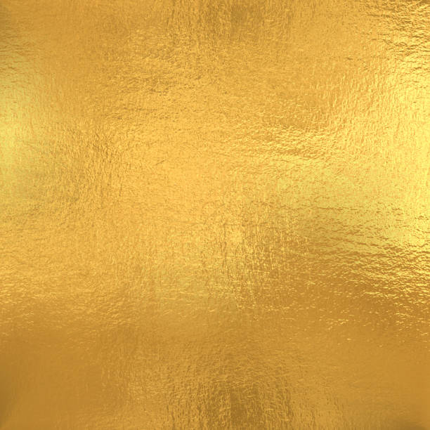 latar belakang tekstur foil emas - emas logam potret stok, foto, & gambar bebas royalti