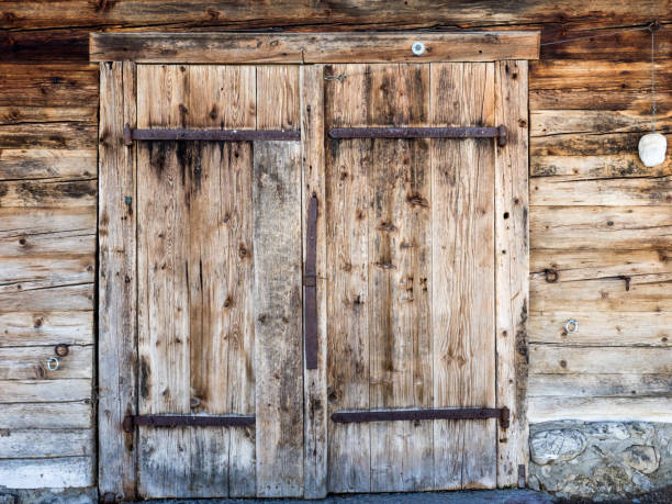 istock Wooden door 648434874