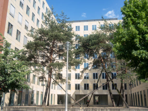 istock Facade of a modern residential building 648446362