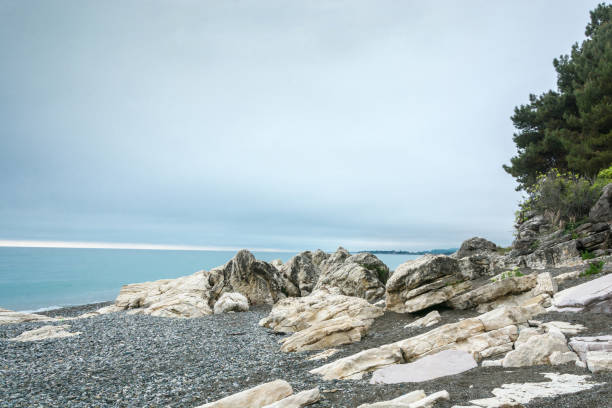 istock White rocks on the Black sea. 648448590