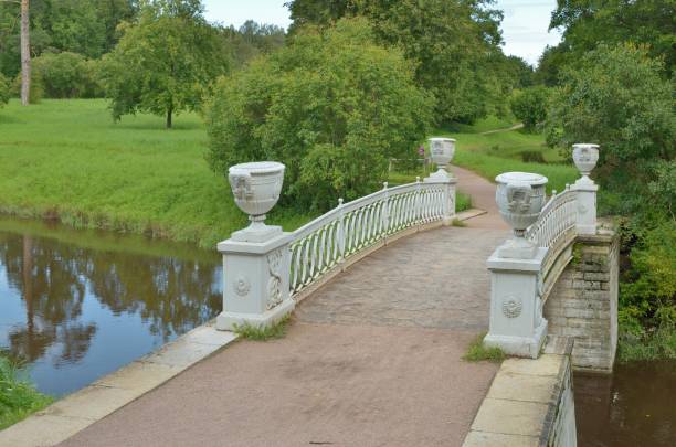 istock The iron bridge in the Park. 648448786