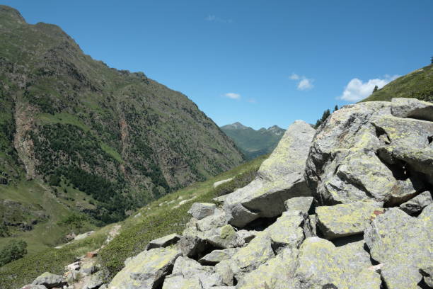 istock Orlu valley in Pyrenees,  France 648453158