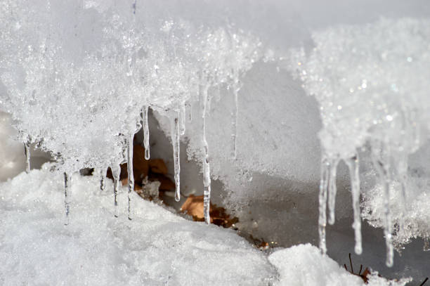 istock small pieces of ice and icicles 648464166