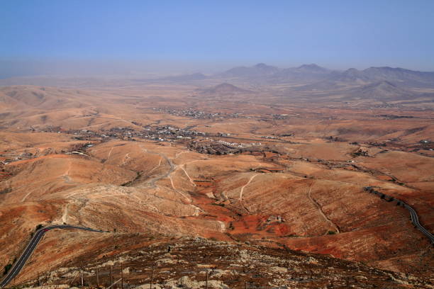 istock Volcanic Lanscape. Panoramic view on Fuerteventura 648466976
