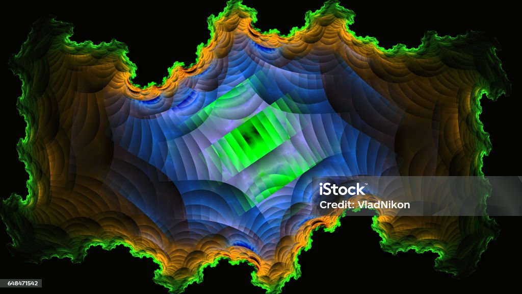 Pattern Edge Effect Geometric Pattern Wavy Edge Blot Map Stock Illustration - Download ...
