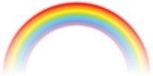 Rainbow isolated on white. Vector illustration.
