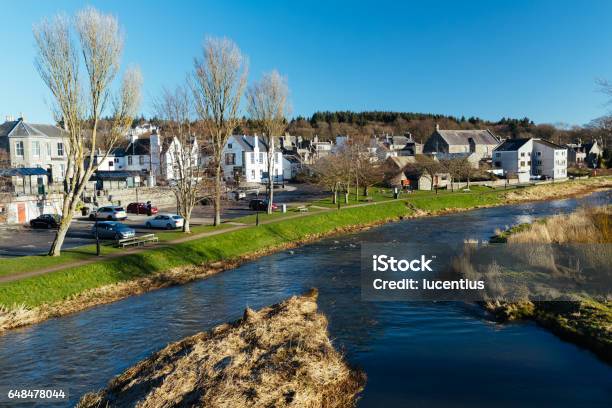 River Ythan At Ellon Aberdeenshire Scotland - Fotografias de stock e mais imagens de Aberdeenshire - Aberdeenshire, Escócia, Rio