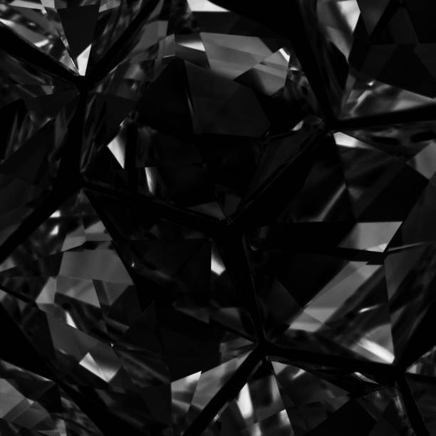 Black abstract background Black crystals, studio shot. diamond gemstone photos stock pictures, royalty-free photos & images