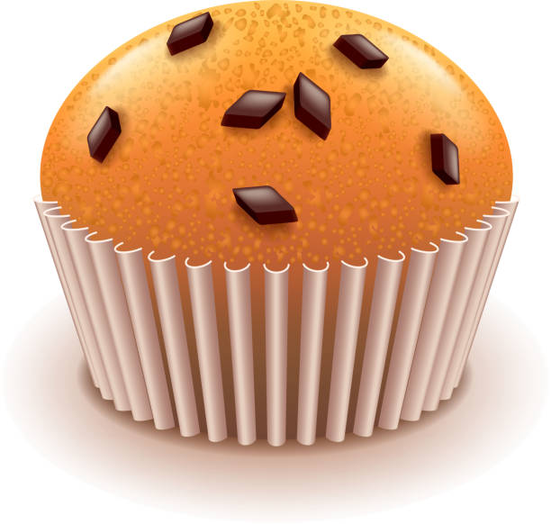 -절연 벡터 - cupcake sugar isolated on white white background stock illustrations