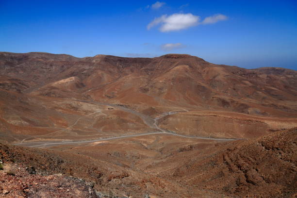 istock Beautiful volcanic mountains . Panoramic view on Fuerteventura 648491548