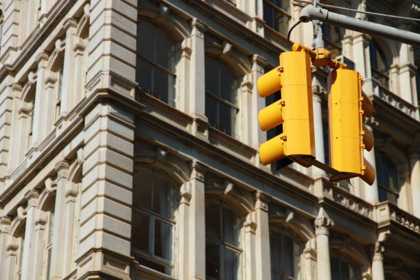 istock USA New York street light building 648501324