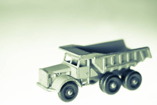 istock Vintage toy dump truck 648515380