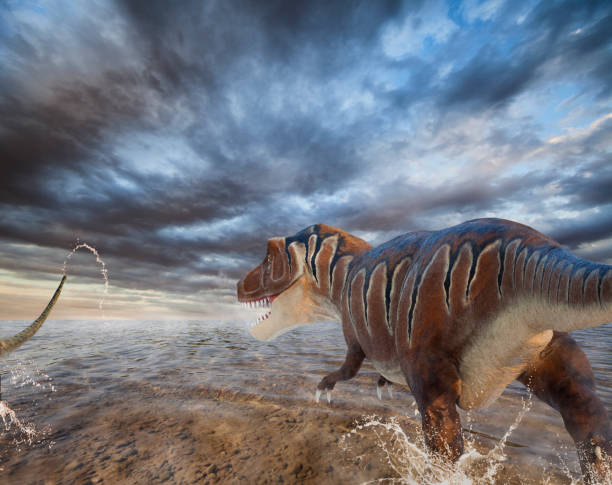 istock Figure of Tyrannosaurs 648525852