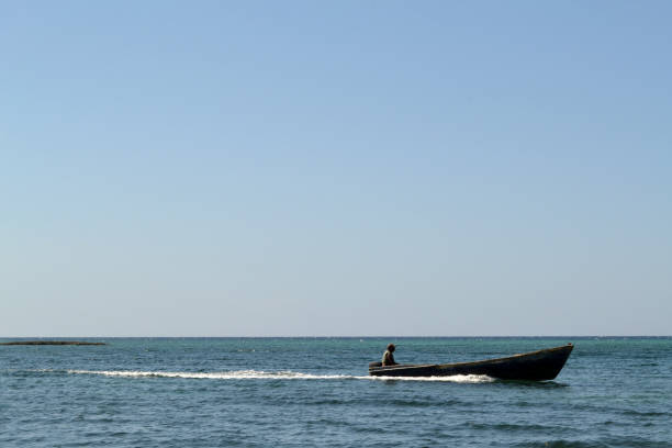 istock Boat on the sea 648529058