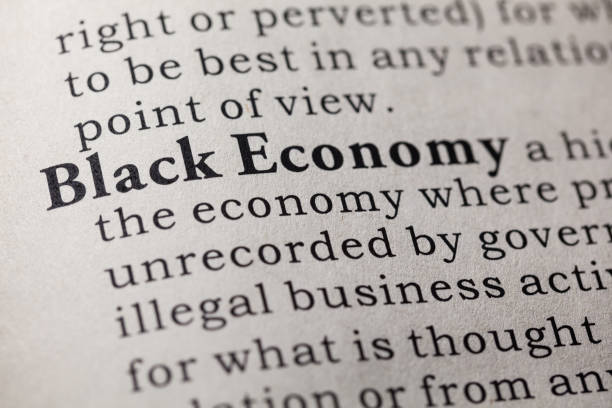 istock definition of Black Economy 648529974