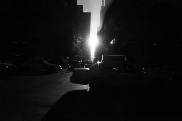 istock NEW YORK USA back light street morning 648539576