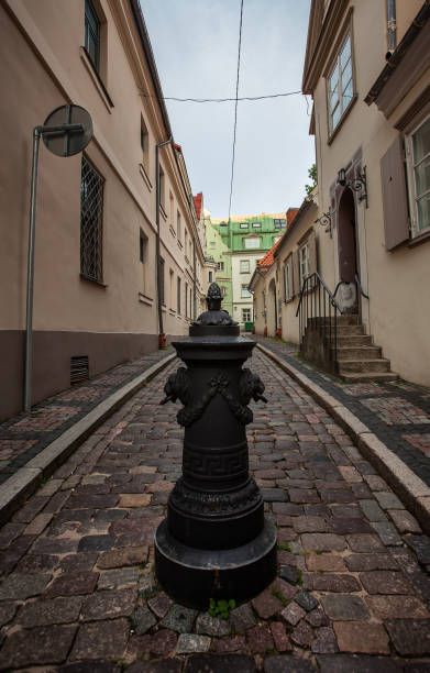 istock Architecture of old Riga early in the morning 648540802