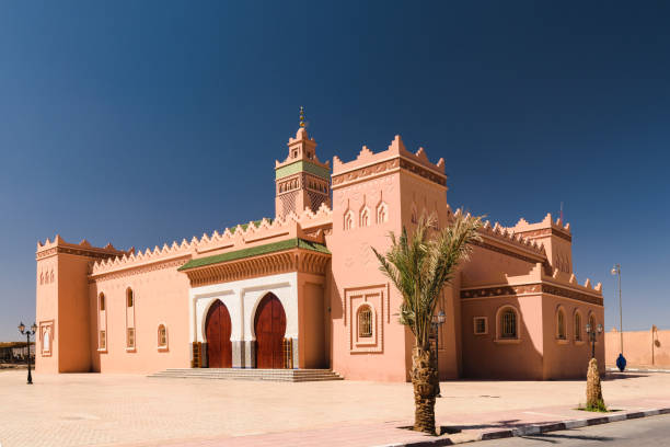 Mosque Zagora, Morocco stock photo
