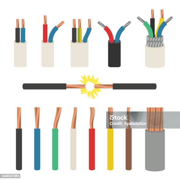 電気ケーブル - ケーブル線のベクターアート素材や画像を多数ご用意 - ケーブル線, 分離, 編み込み