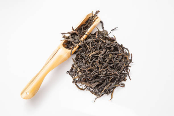 istock Chinese traditional dry tea on white background 648554600