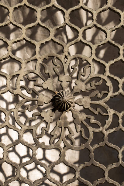 istock Example of Ottoman art patterns applied on metal 648572394