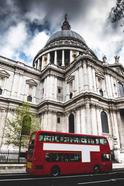 istock st. pauls cathedral with bus 648588788