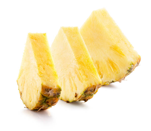 istock pineapple slices isolated on the white background 648589214