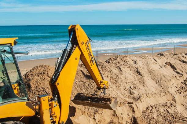 istock Renovation at the beach, Spain 648595542