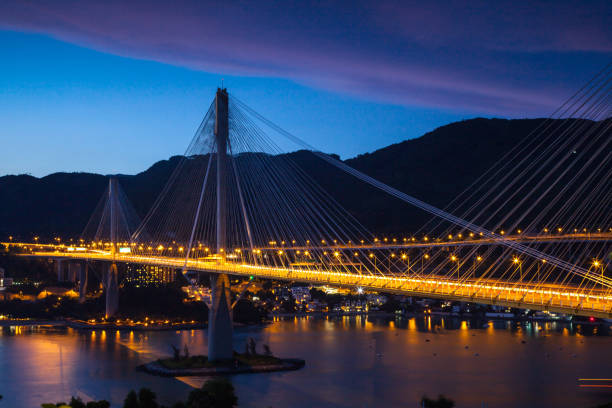 istock Tsing Ma Bridge, Hong Kong. 648596506
