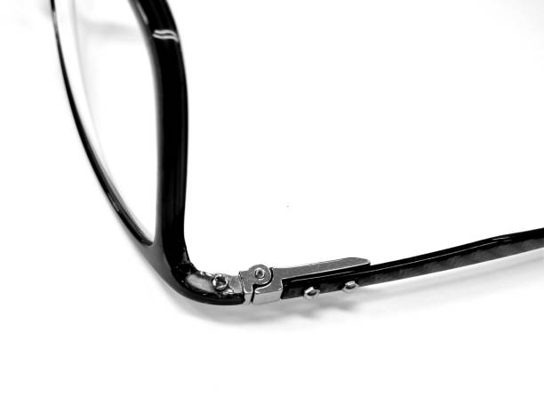 istock The eye glasses leg broken attached by glue 648609098
