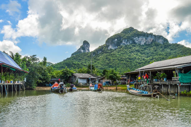 istock Fishing village in Phuket 648621450