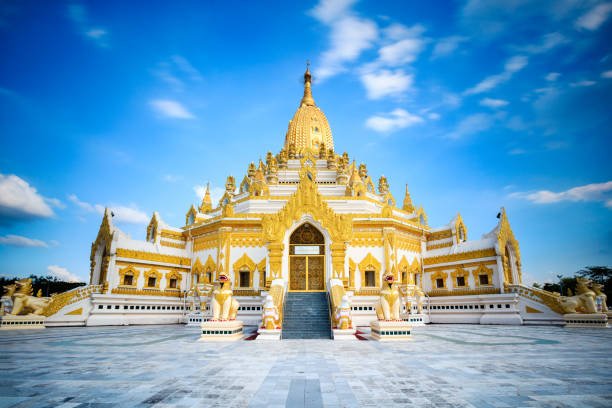 istock Swe taw myat buddha tooth relic pagoda 648637008