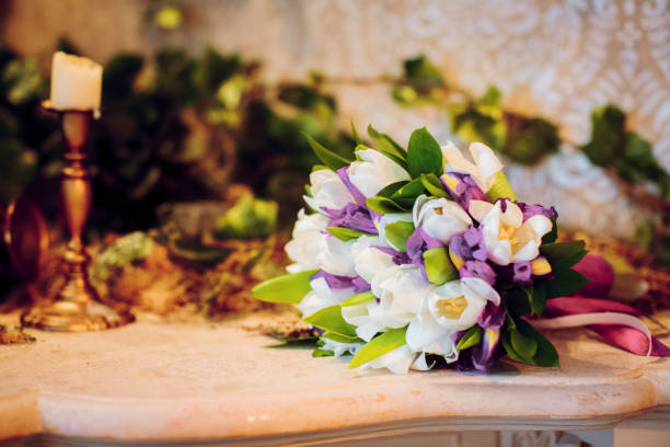 istock Wedding flowers decoration, beauty, wedding, bride, 648652410