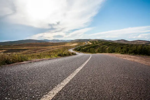 Photo of mountain road