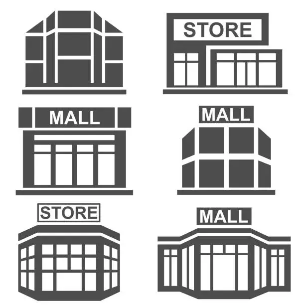 Vector illustration of Market icons