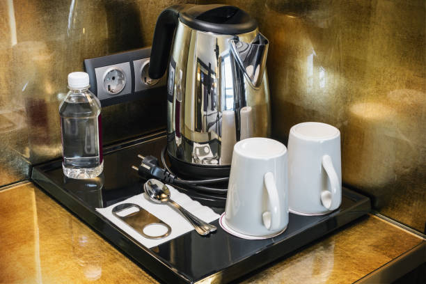 istock tea and coffee for a hotel room 648679860