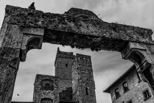 istock San Gimignano, tower view from central place 648680156