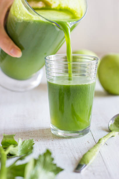 istock Healthy Green Detox Juice 648682786