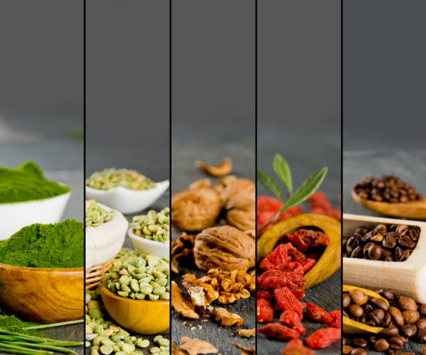 istock Superfood Mix Stripes 648733770