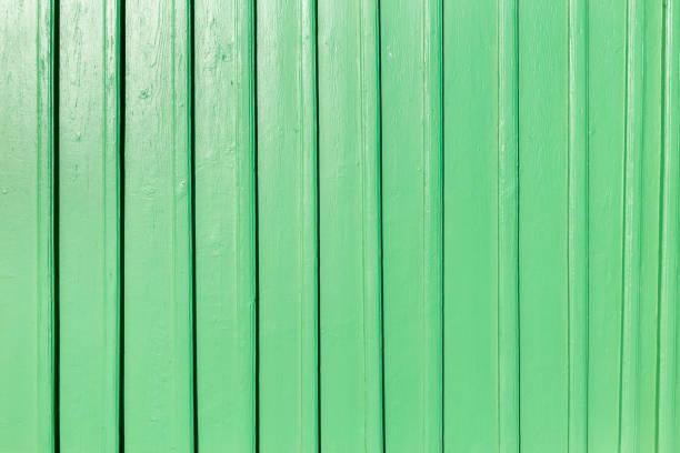 istock The old green wood texture with natural patterns 648747644