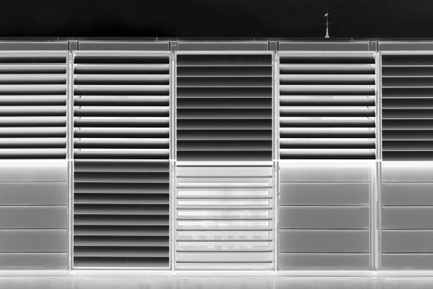 Black and white modern jalousie texture background hd